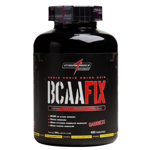 Bcaa Fix Darkness - 400 tabletes - Integralm�dica **NETSHOES