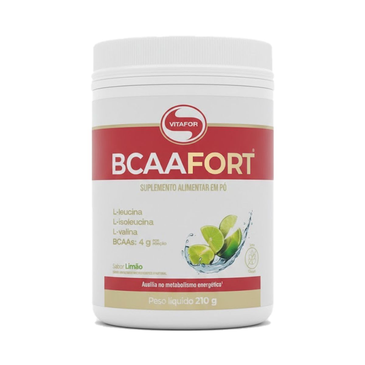 BCAA Fort - 210g Lim�o - Vitafor