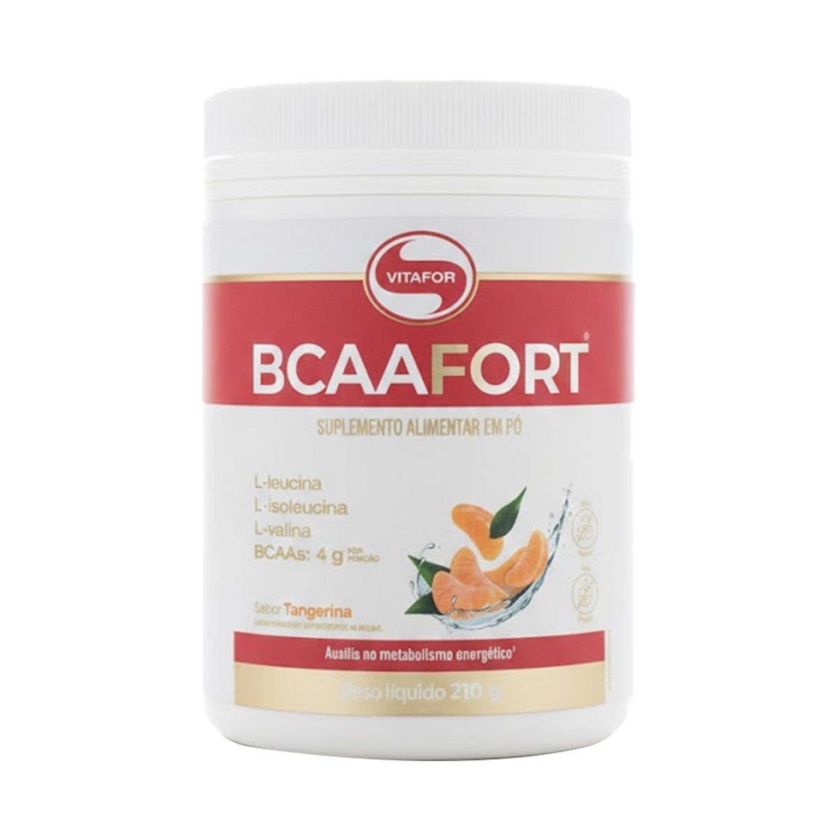 BCAA Fort - 210g Tangerina - Vitafor