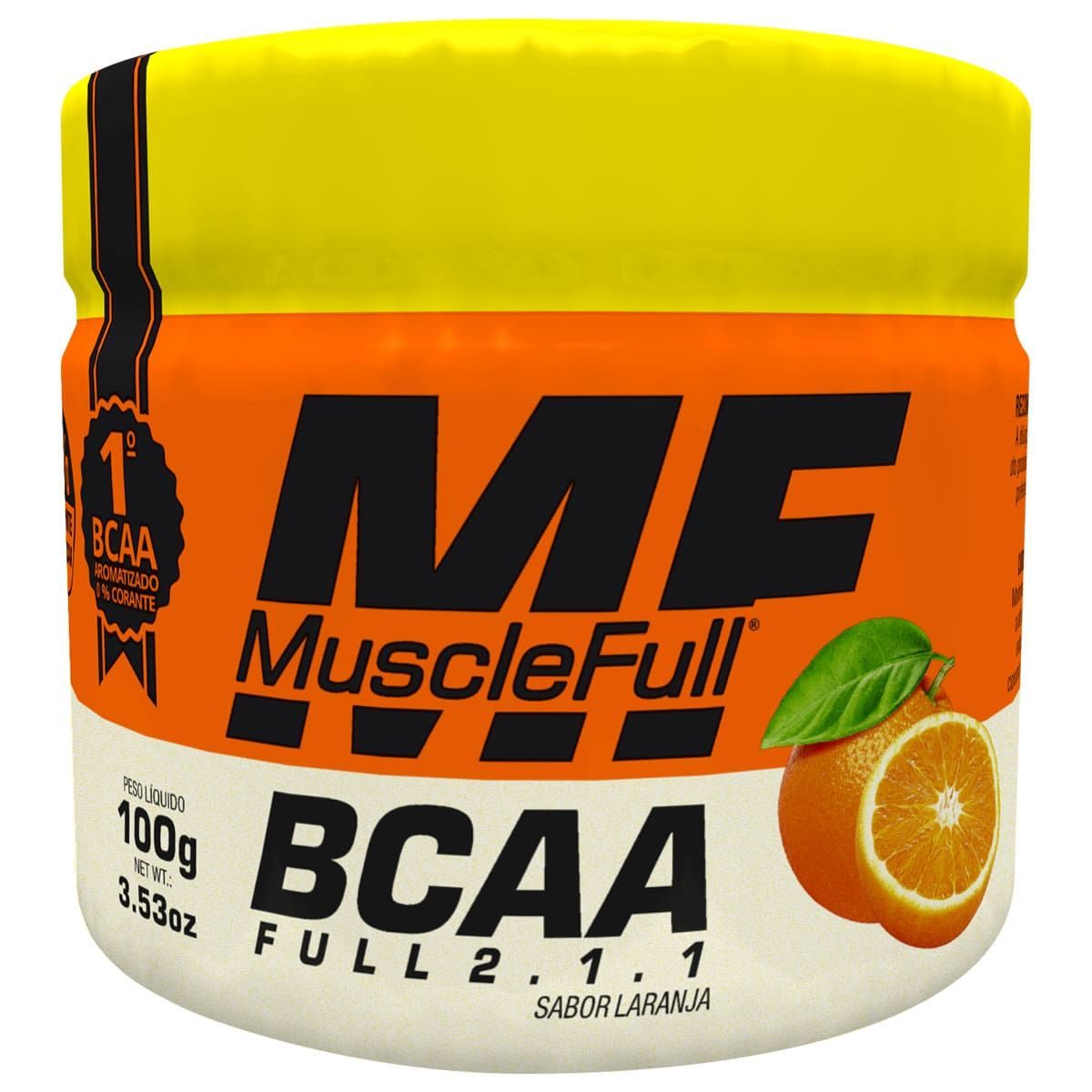 Bcaa Full 2.1.1 - 100g Laranja - MuscleFull