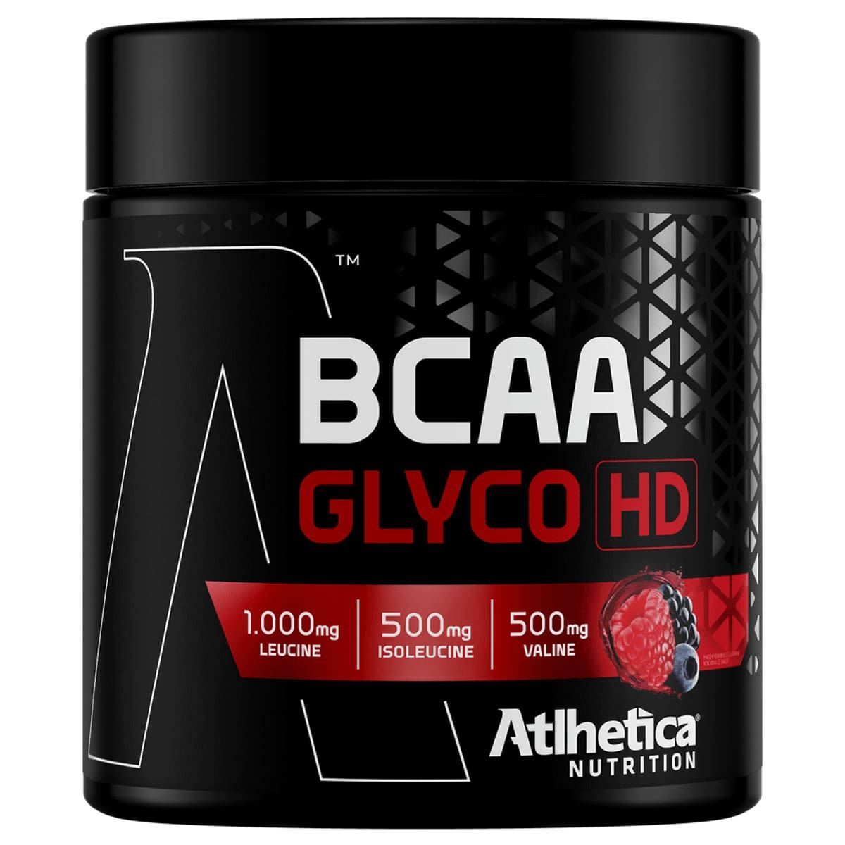 BCAA Glyco HD - 210g Frutas Vermelhas - Atlhetica Nutrition