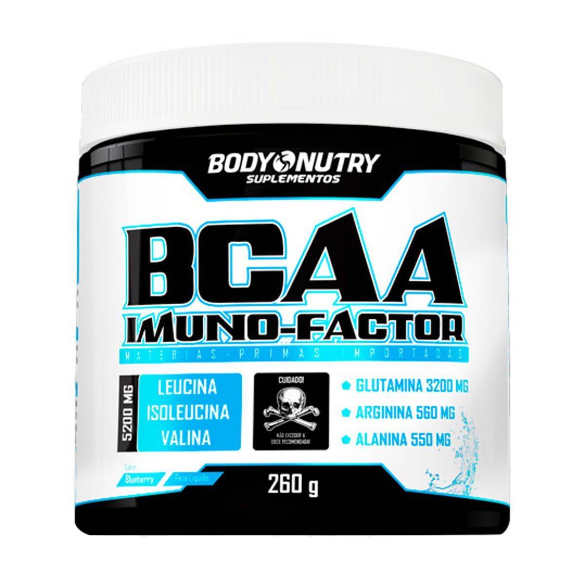 Bcaa Imuno Factor  - 260g Bluberry - Body Nutry