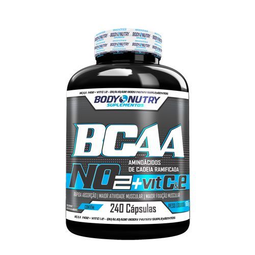BCAA NO2 Vit & E - 240 C�psulas - Body Nutry