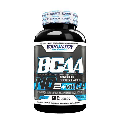 BCAA NO2 Vit & E - 60 C�psulas - Body Nutry