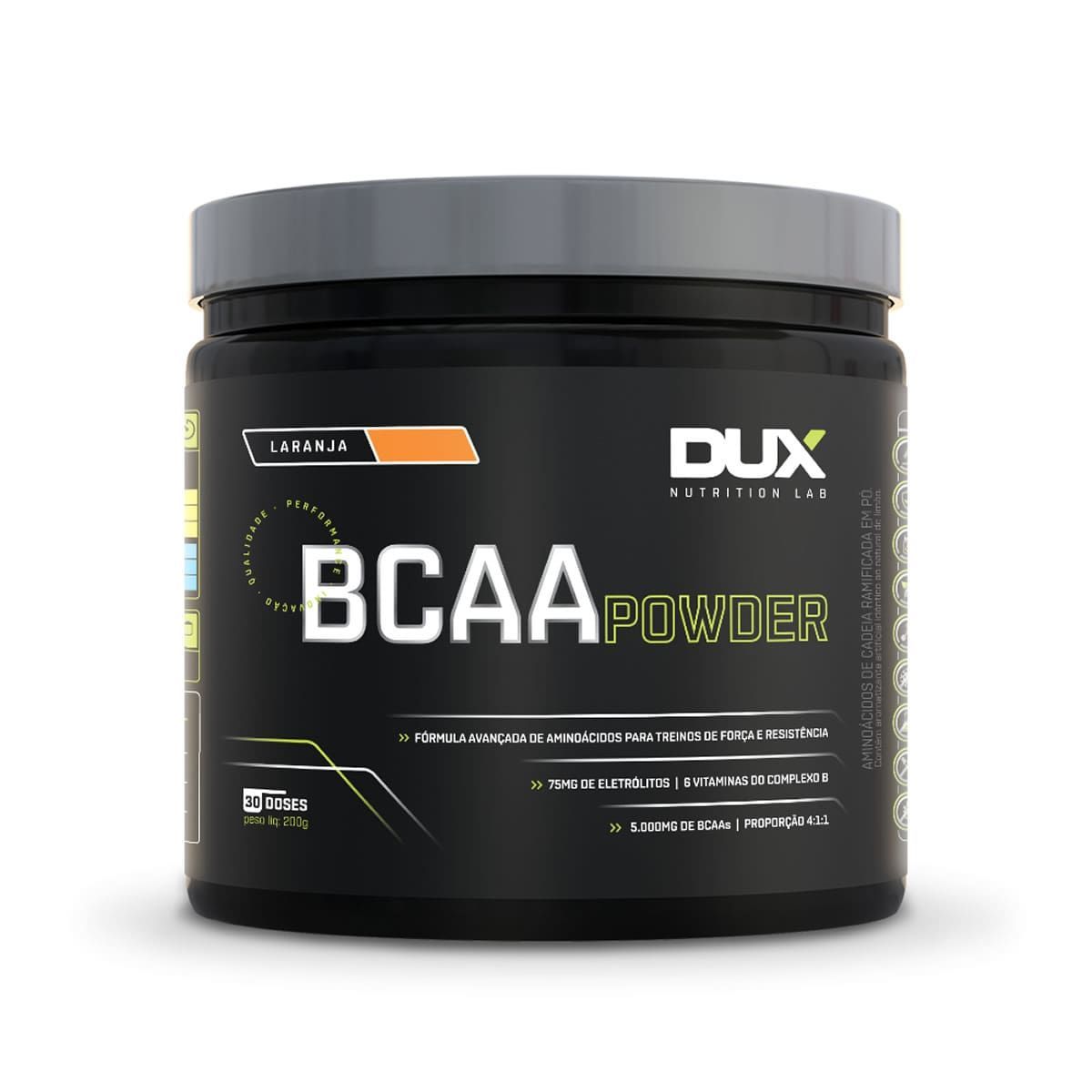 Bcaa Powder - 200g Laranja - Dux Nutrition*** Data Venc. 16/07/2024