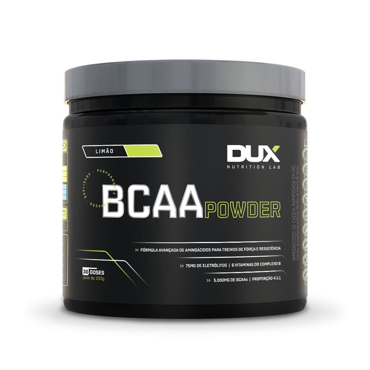 Bcaa Powder - 200g Lim�o - Dux Nutrition*** Data Venc. 28/02/2025