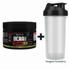 BCAA Powder - Muscle Builder - 100g Natural + Coqueteleira - BodyAction
