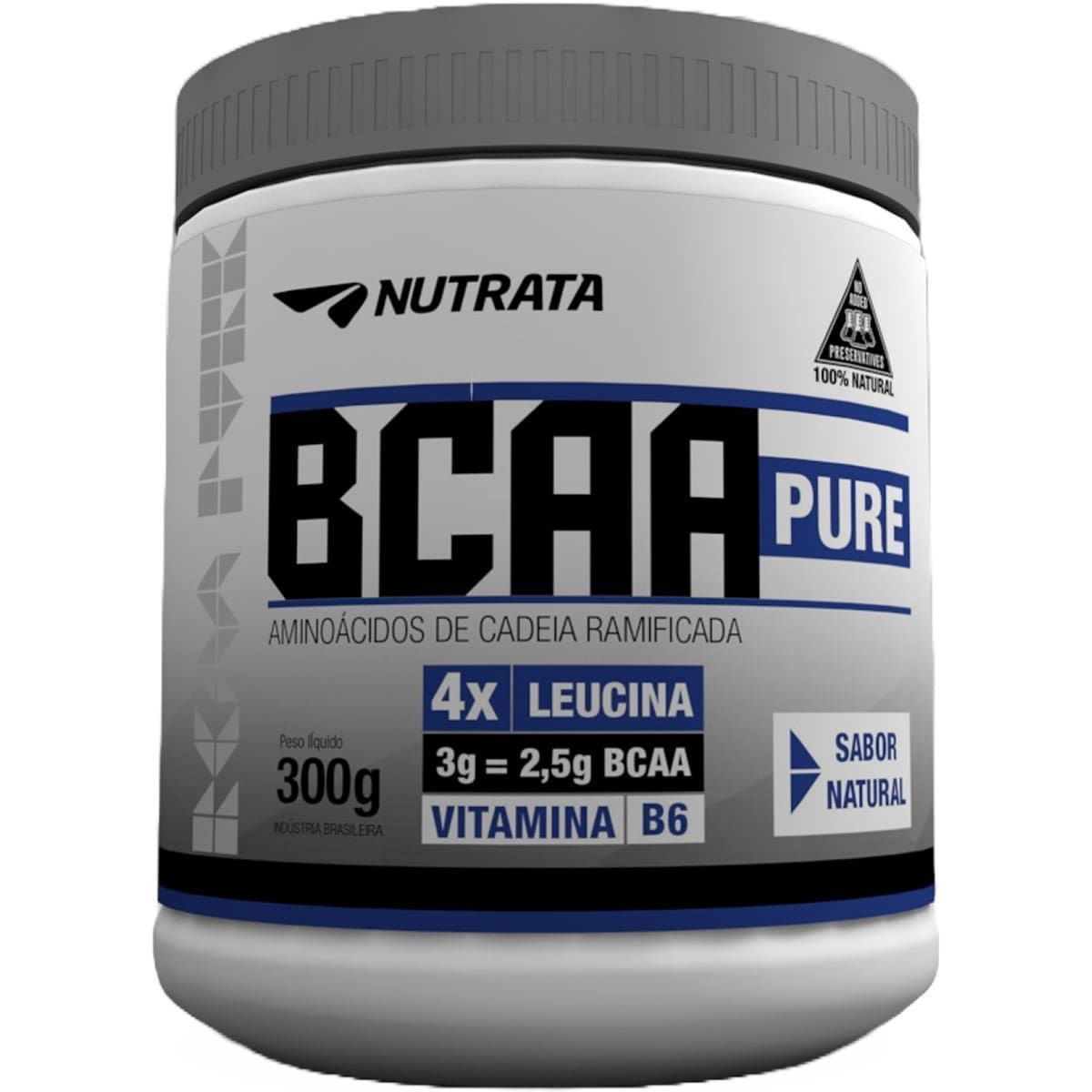 BCAA Pure - 300g Natural - Nutrata