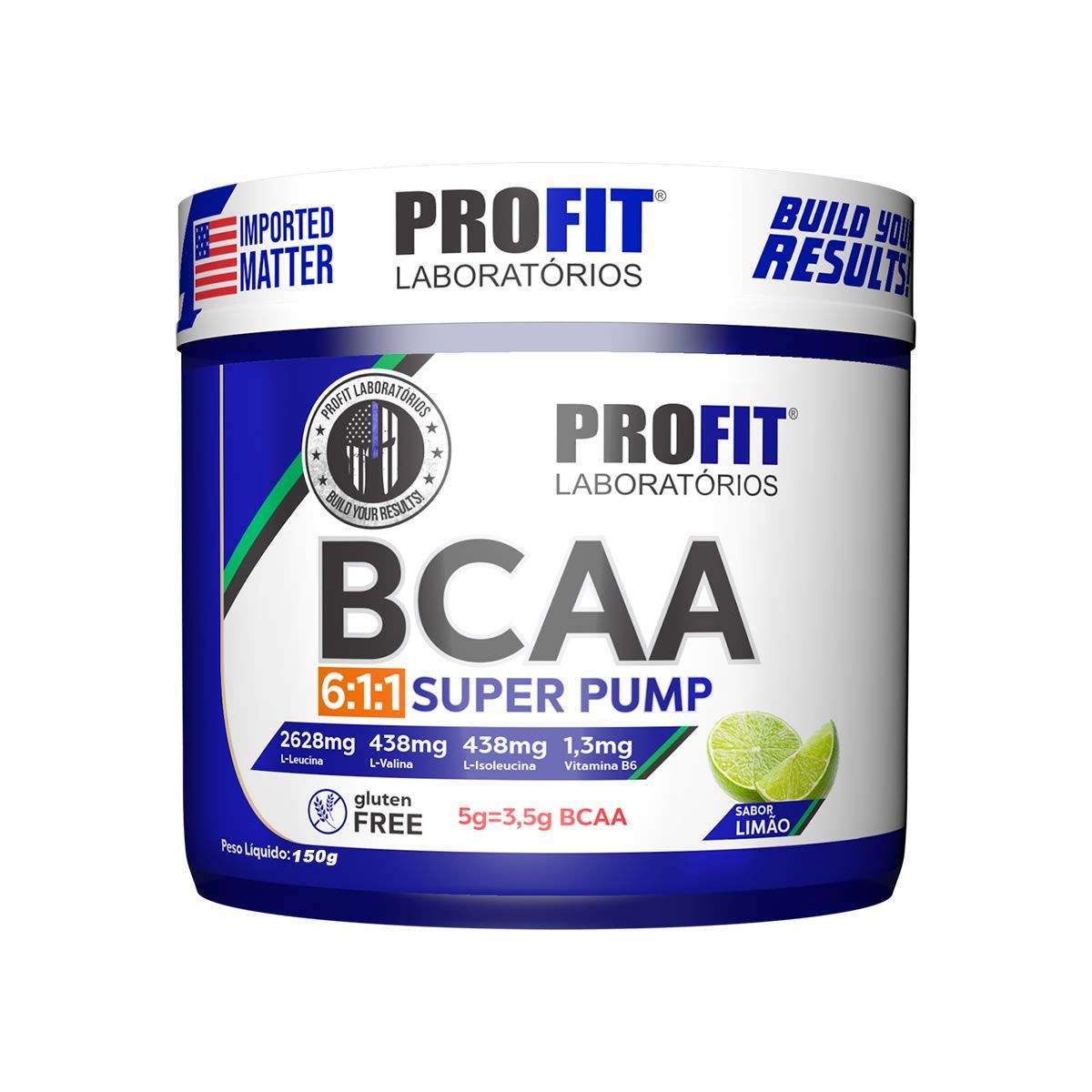 Bcaa Super Pump Powder 6:1:1 - 150g Lim�o - ProFit