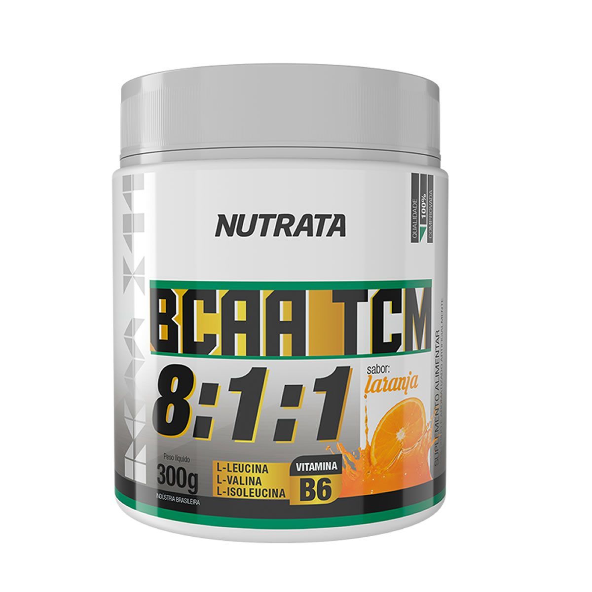 Bcaa Tcm 8:1:1 - 300g Laranja - Nutrata