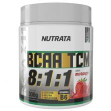 Bcaa Tcm 8:1:1 - 300g Morango - Nutrata