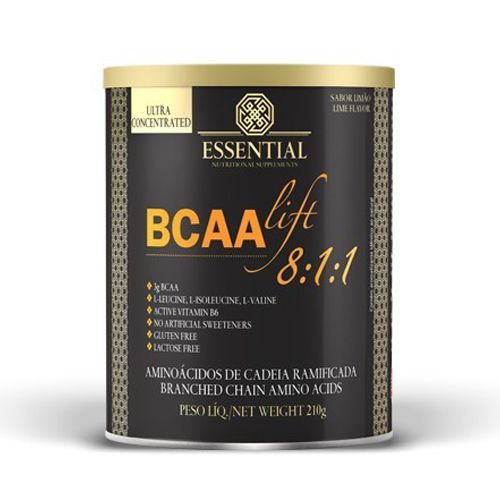 BCAALIFT 8:1:1 - 210g Lim�o - Essential Nutrition*** Data Venc. 30/09/2019