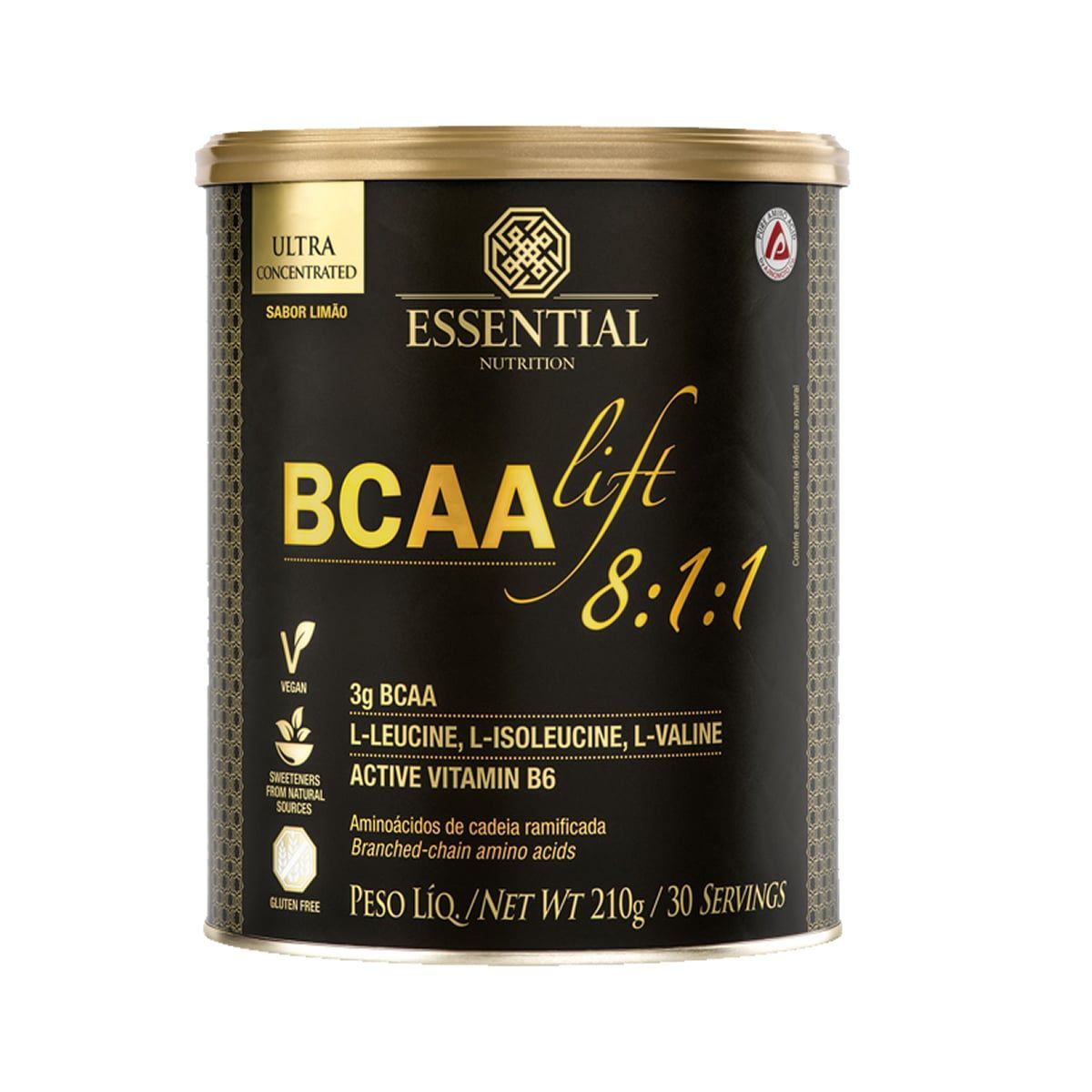BCAALIFT 8:1:1 - 210g Lim�o - Essential Nutrition