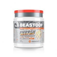 BeastDop Energy Pr� Treino - 300g Tangerina - ElementoPuro