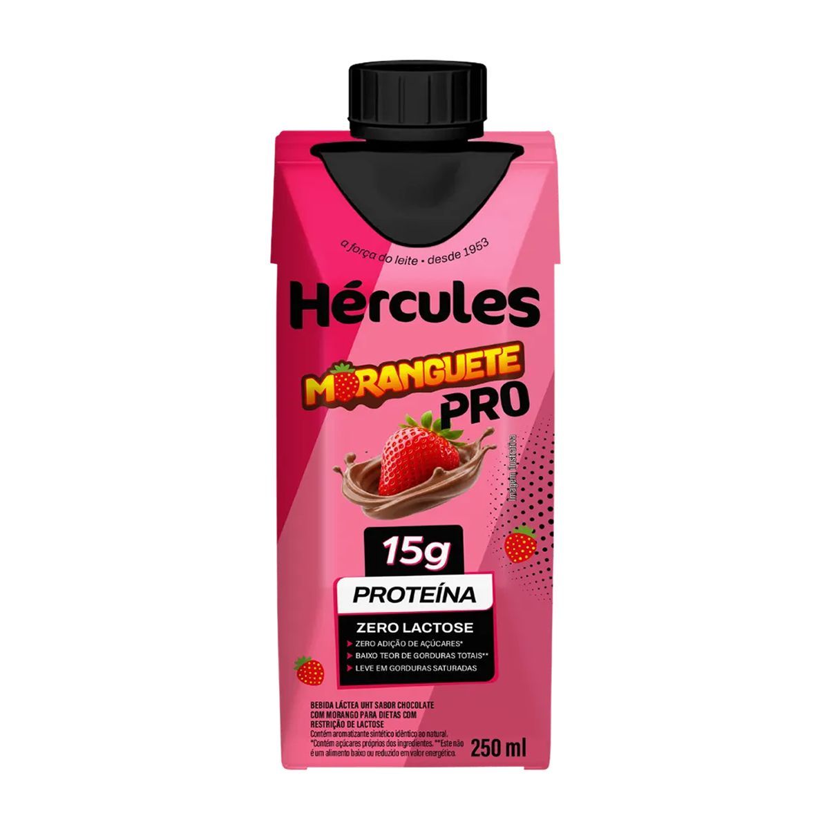 Bebida L�ctea Hercules 15g Moranguete Pro - 250ml