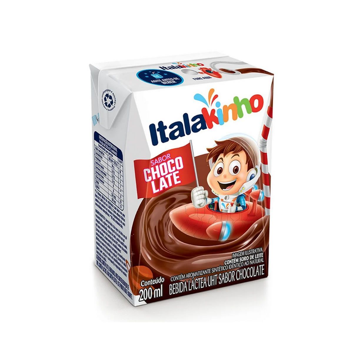 Bebida L�ctea Italakinho - 200ml Chocolate - Italac
