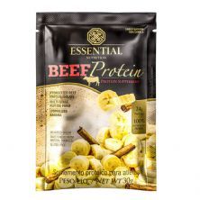 Beef Protein - 1 Sach� 30g Banana Com Canela - Essential Nutrition