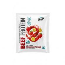 Whey Beef Protein - 1 Sach� 35g Morango com Maracuj� - Shark Pro