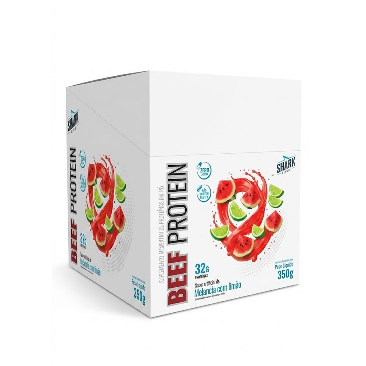 Beef Protein - 10 Sach�s 35g Melancia com Lim�o - Shark Pro