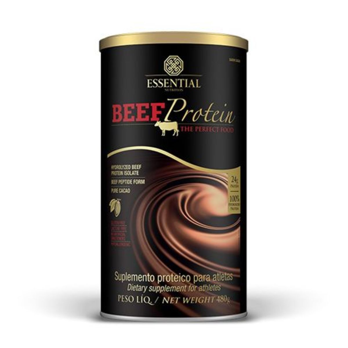 Beef Protein - 480g Chocolate - Essential Nutrition