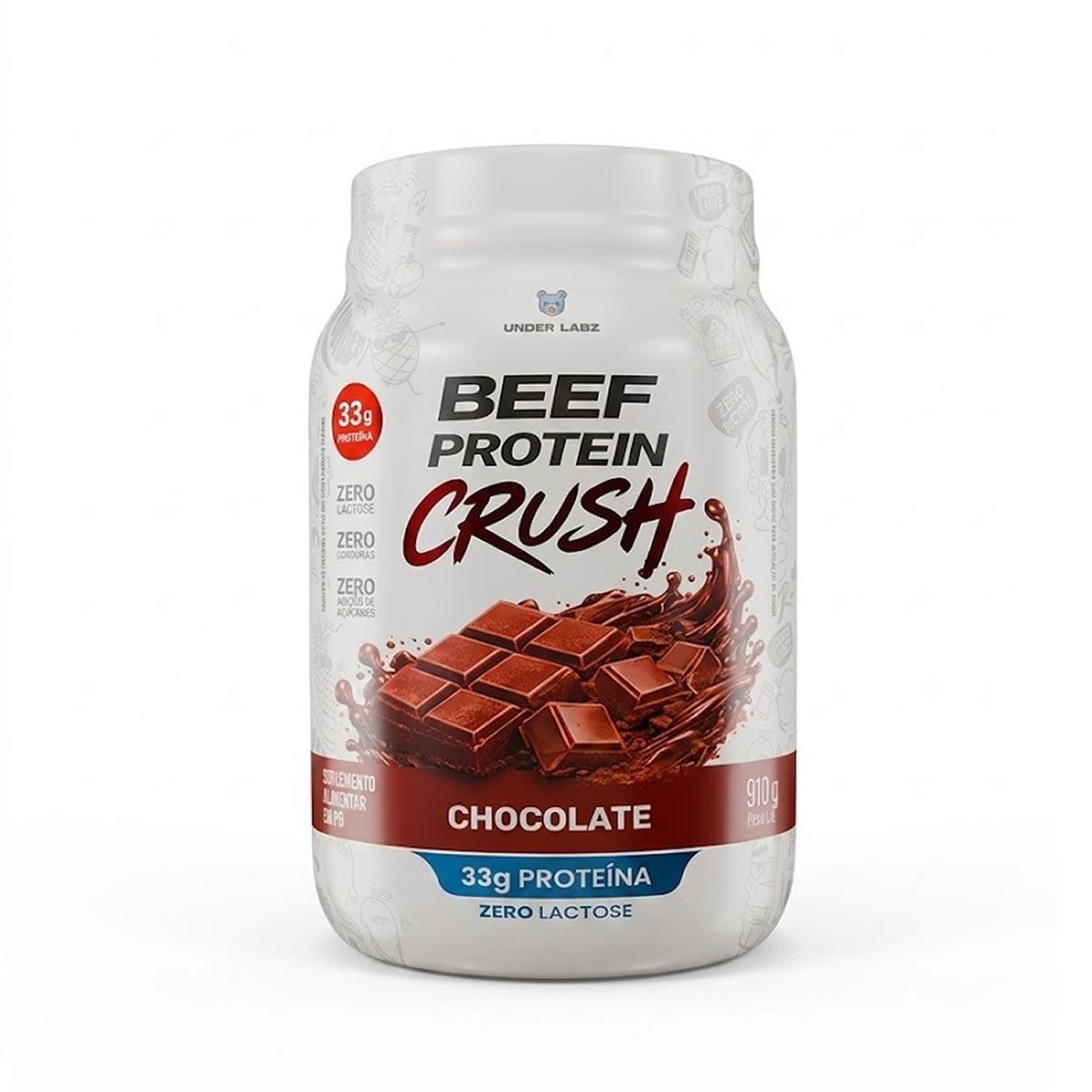 Beef Protein Crush - 910g Chocolate - Under Labz