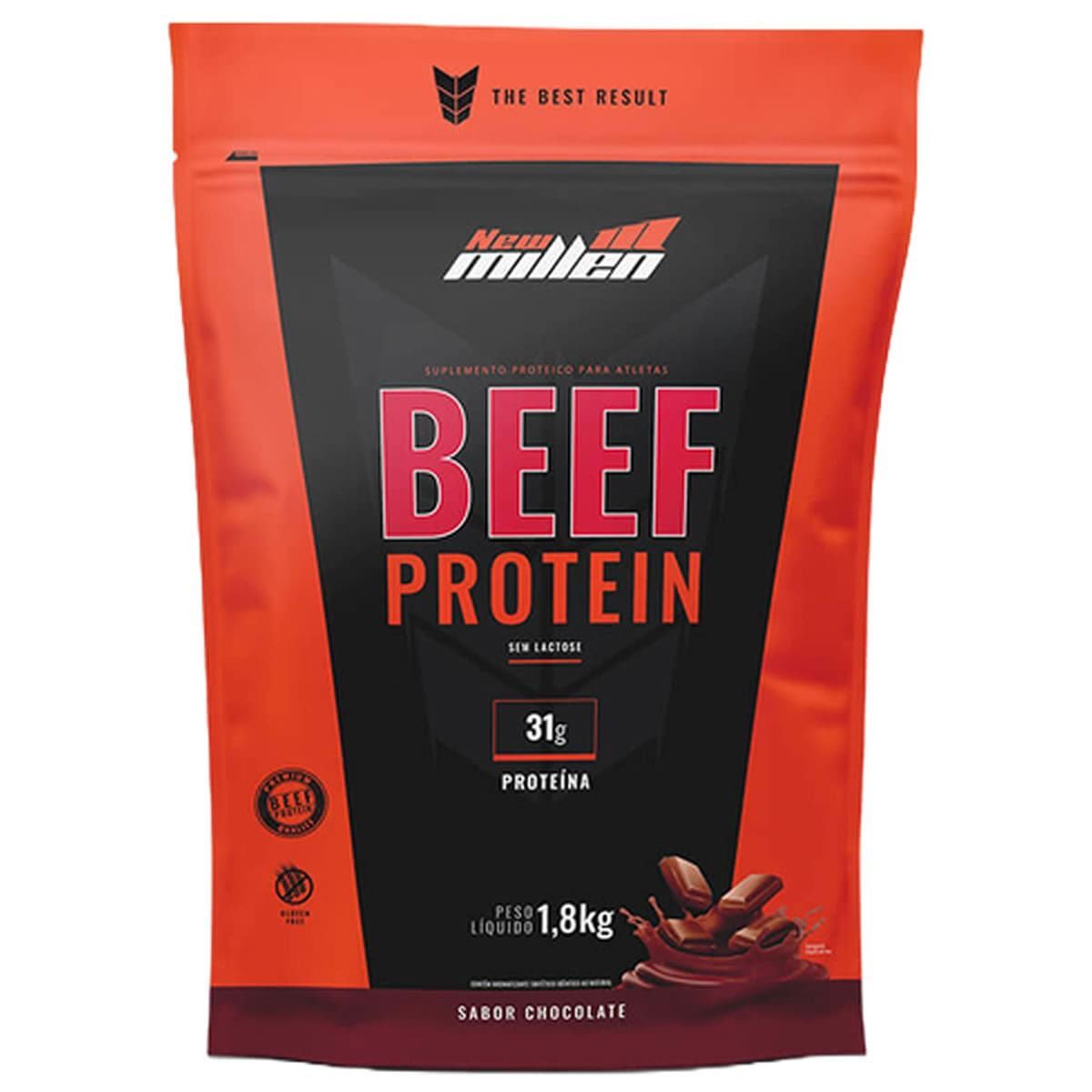 Beef Protein Isolado - 1800g Chocolate - New Millen