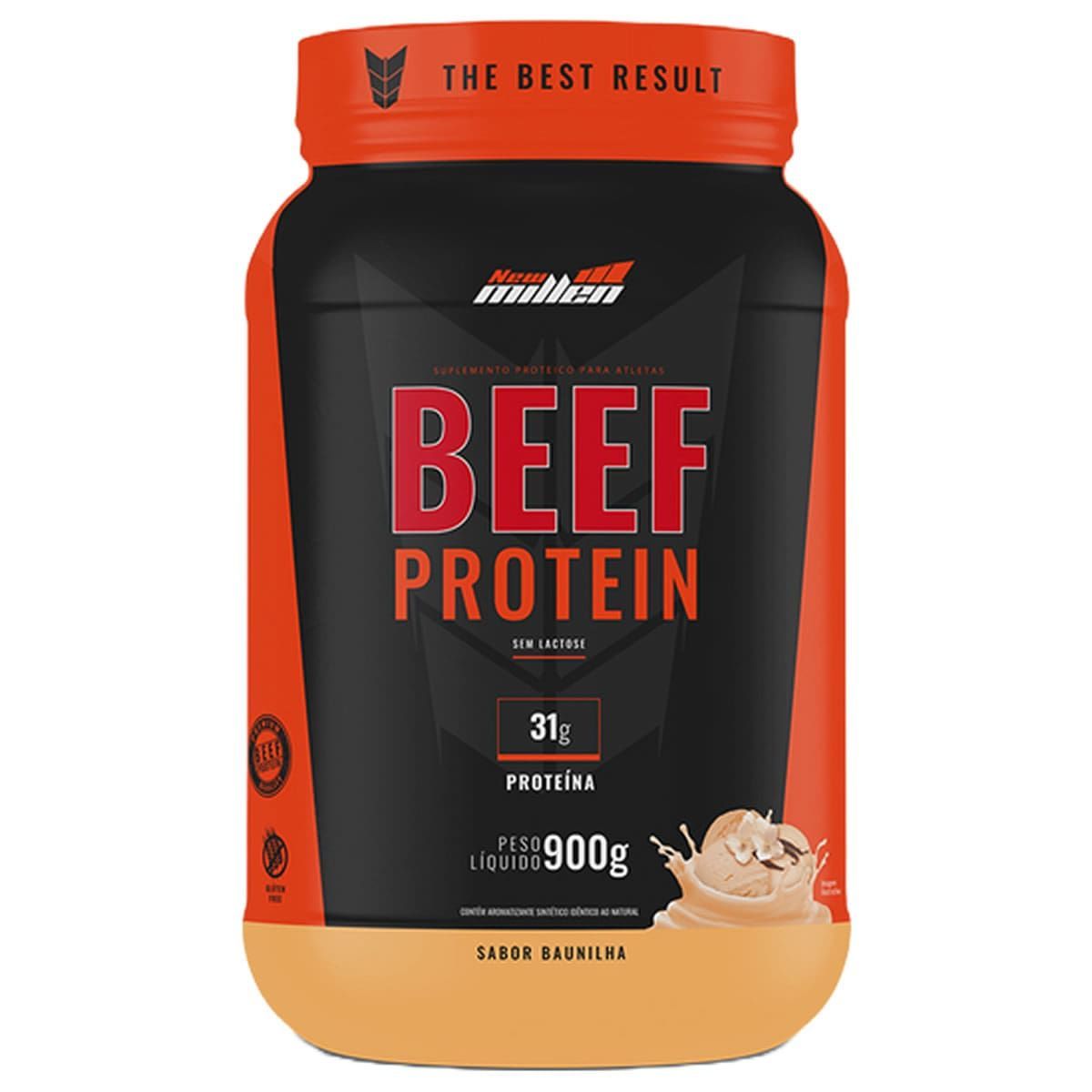 Beef Protein Isolate - 900g Baunilha - New Millen