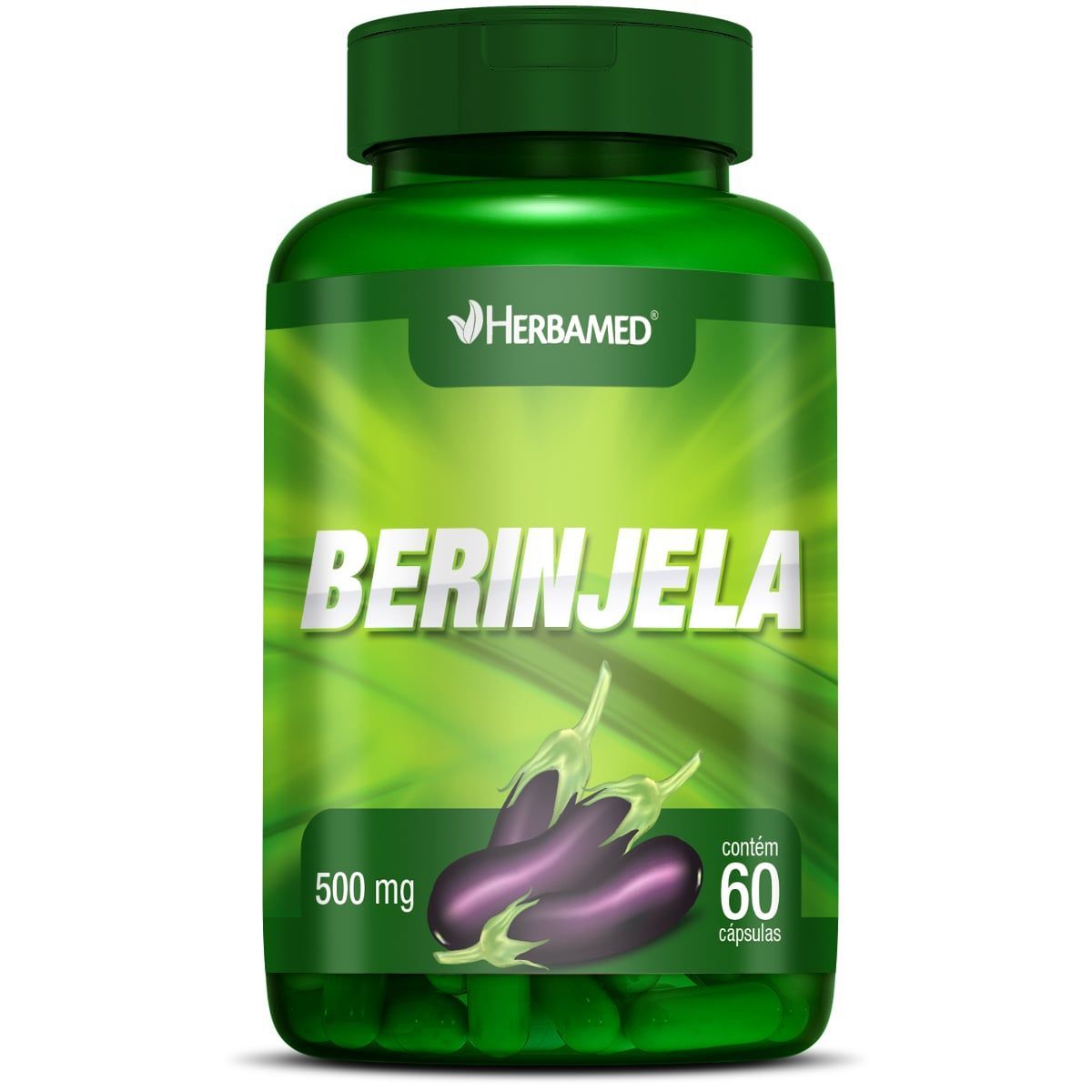 Berinjela 500mg 60 C�psulas - Herbamed
