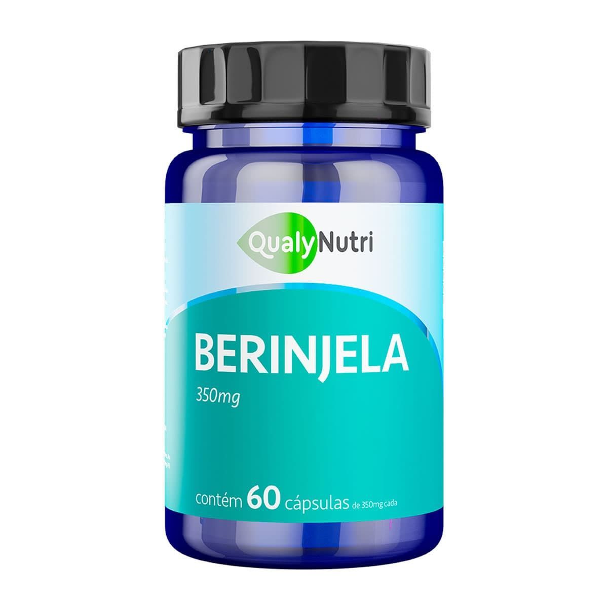 Berinjela - 60 C�psulas - QualyNutri*** Data Venc. 29/09/2023