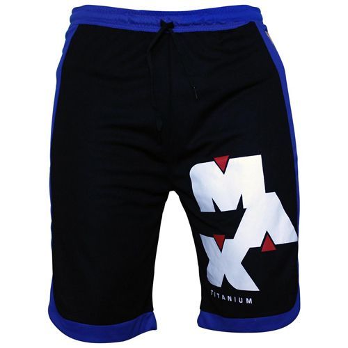 Bermuda Preta e Azul Tamanho M - Max Titanium