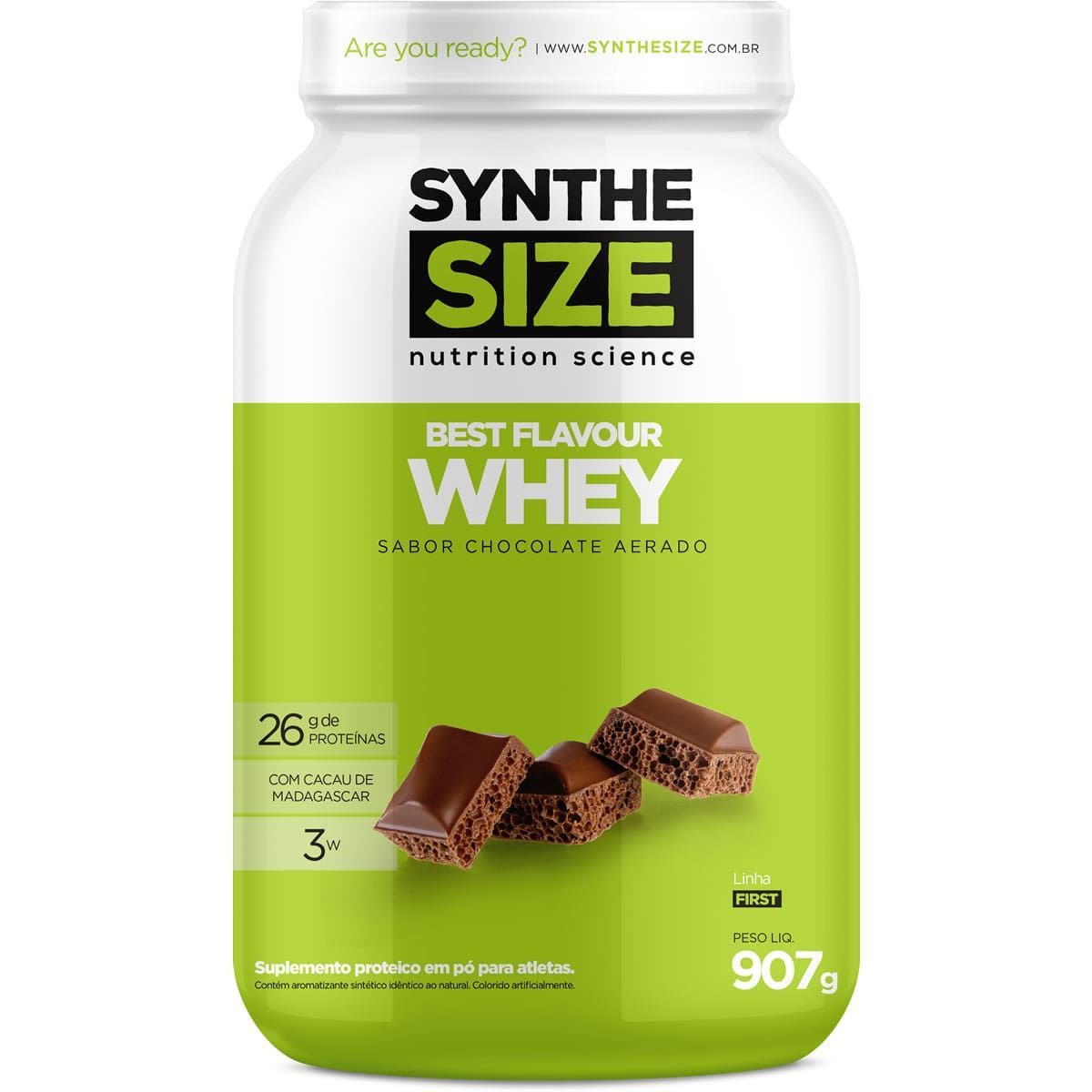 Best Flavour Whey - 907g Chocolate Aerado - Synthesize