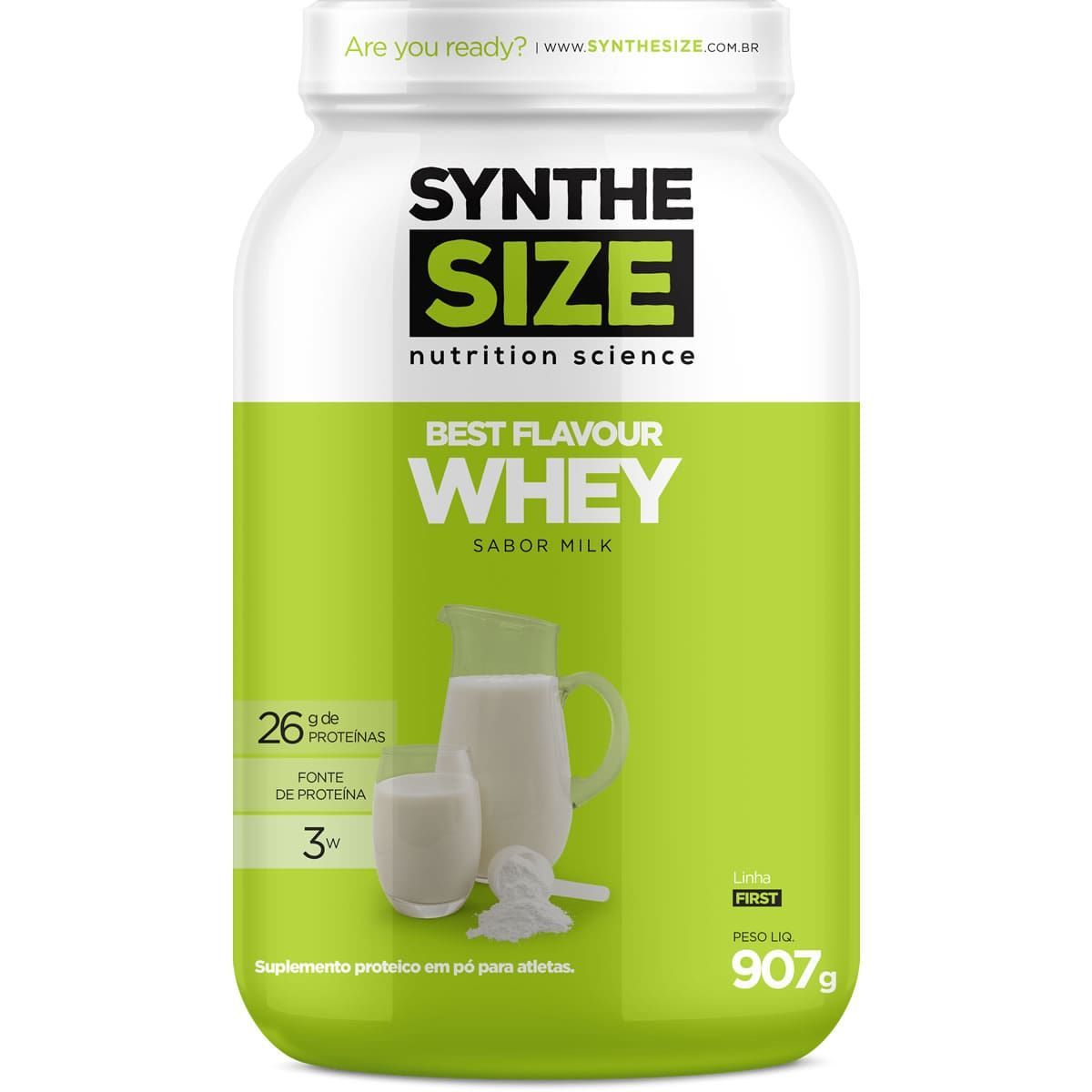 Best Flavour Whey - 907g Milk - Synthesize