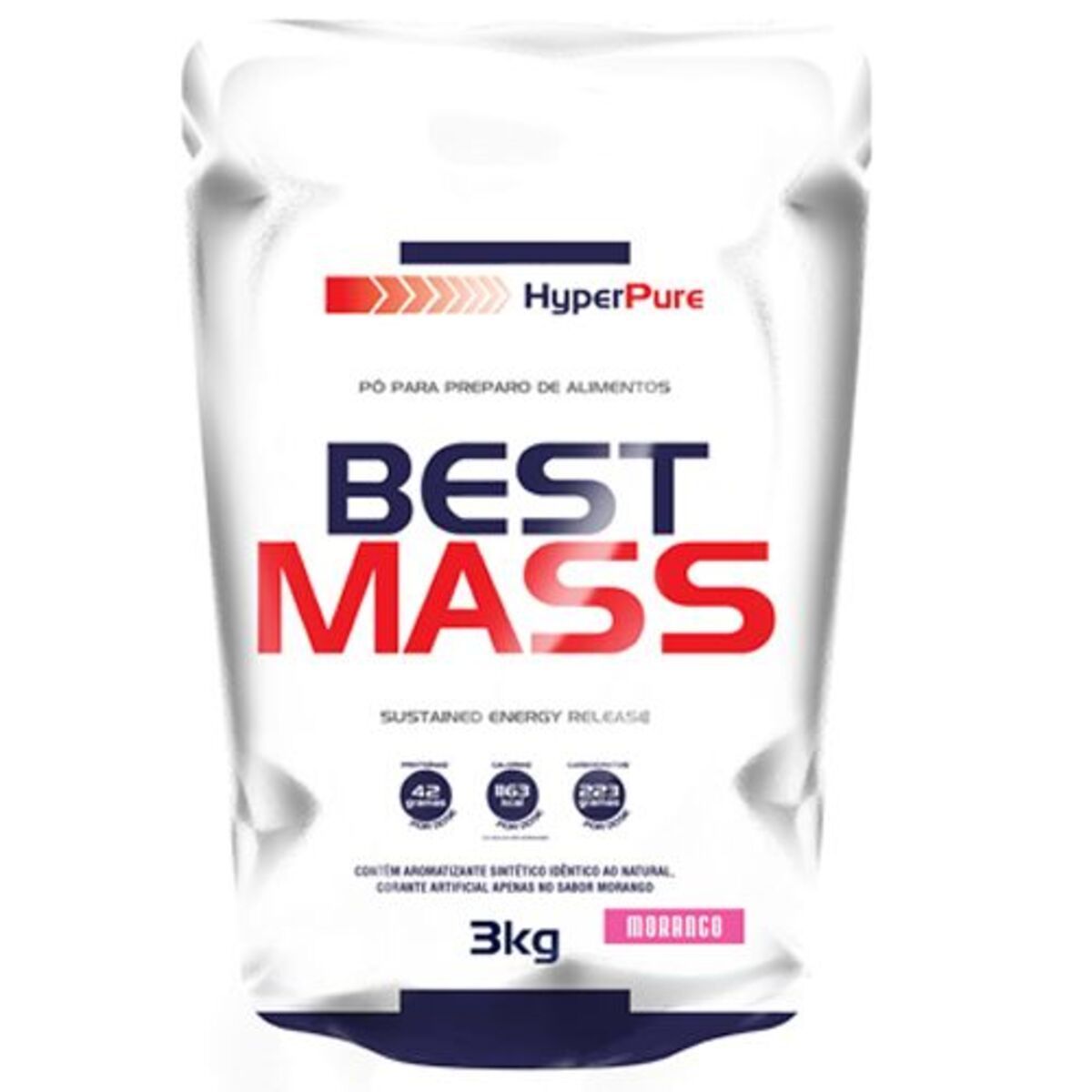 Best Mass - 3000g Morango - HyperPure
