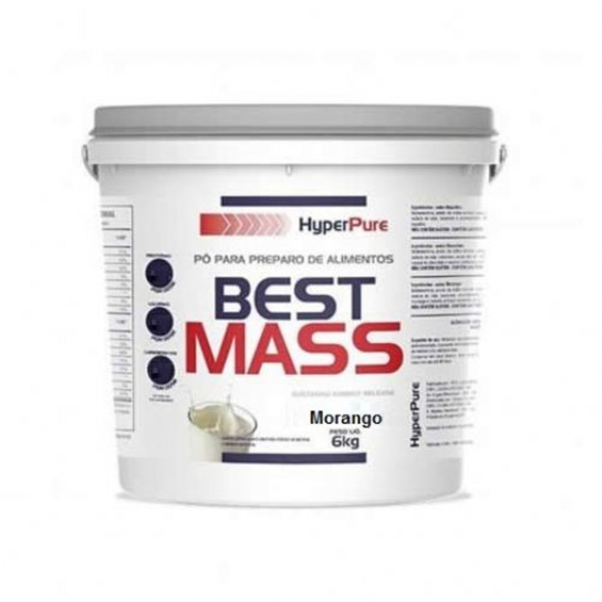 Best Mass - 6000g Morango - HyperPure