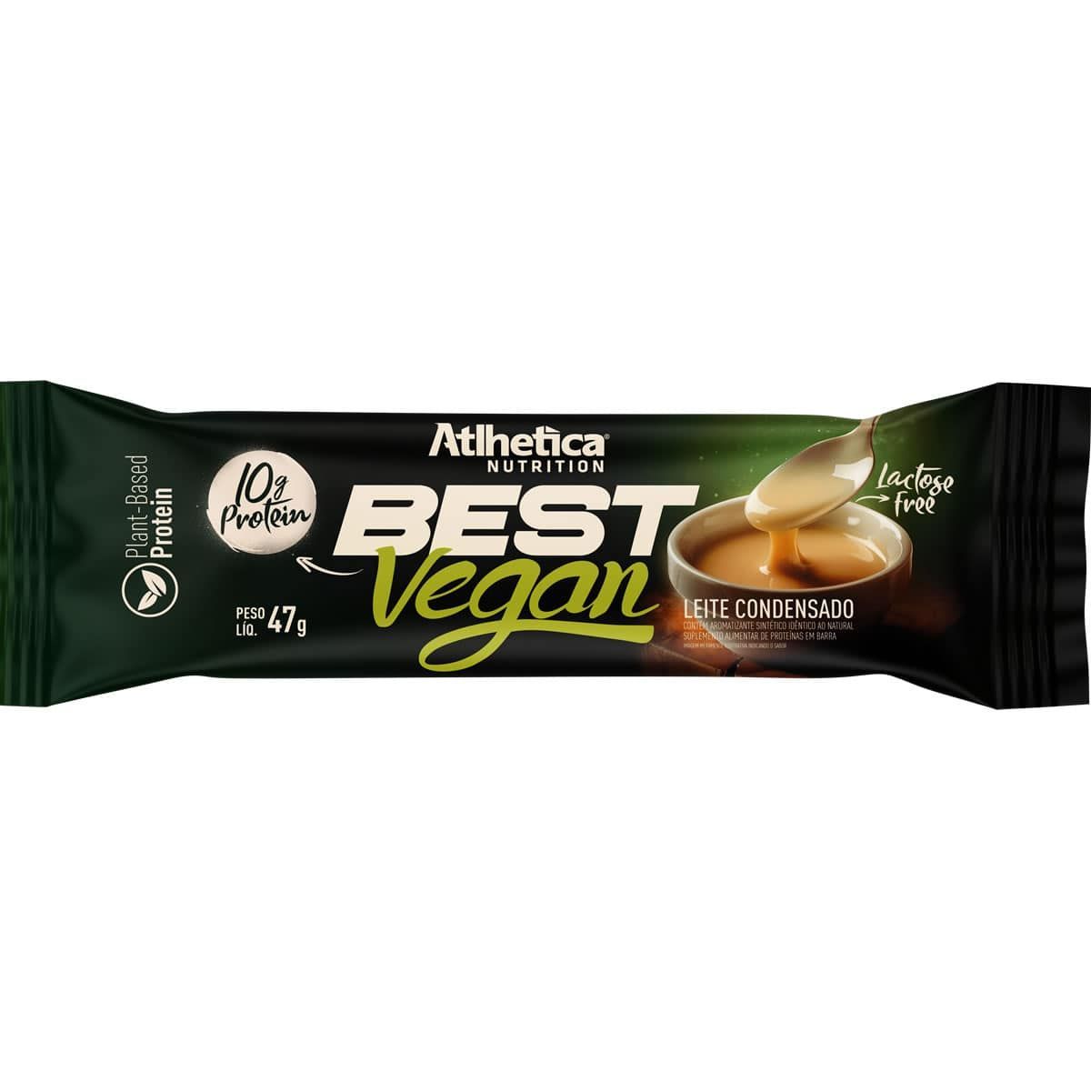 Best Vegan Bar - 1 Unidade de 47g Leite Condensado - Atlhetica Nutrition