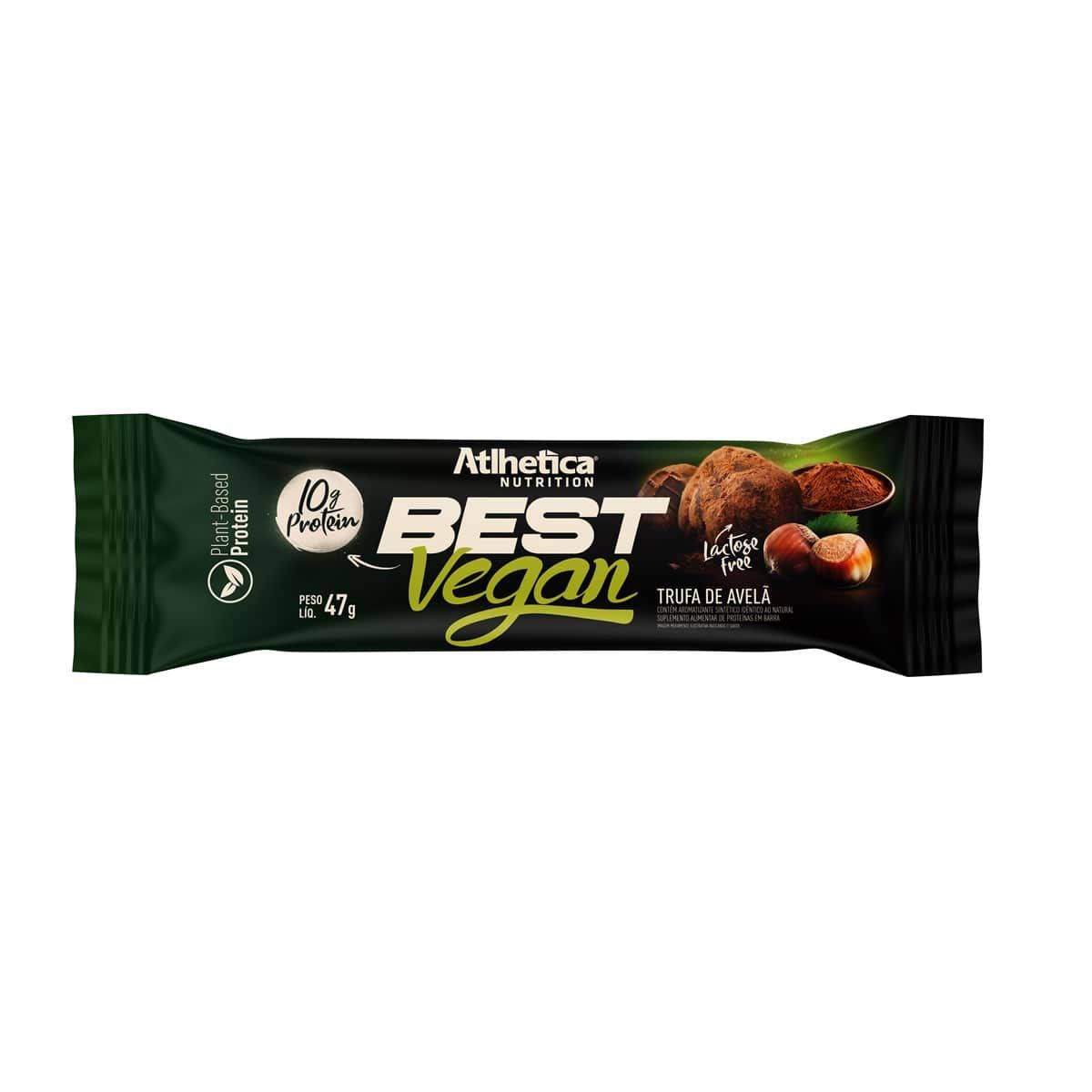 Best Vegan Bar - 1 Unidade de 47g Trufa de Avel� - Atlhetica Nutrition