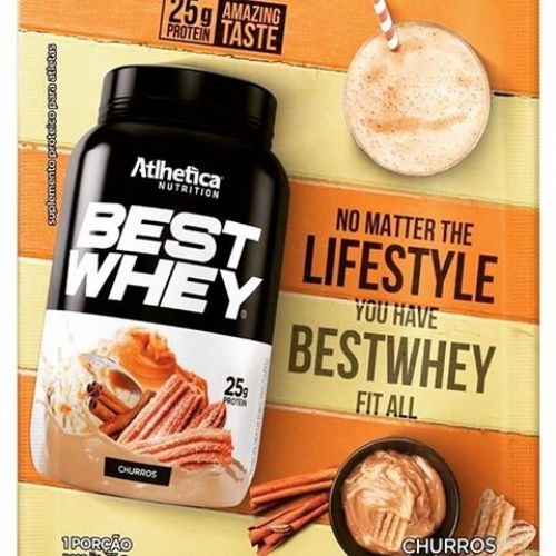 Best Whey - 1 sach� 35g Churros - Atlhetica Nutrition