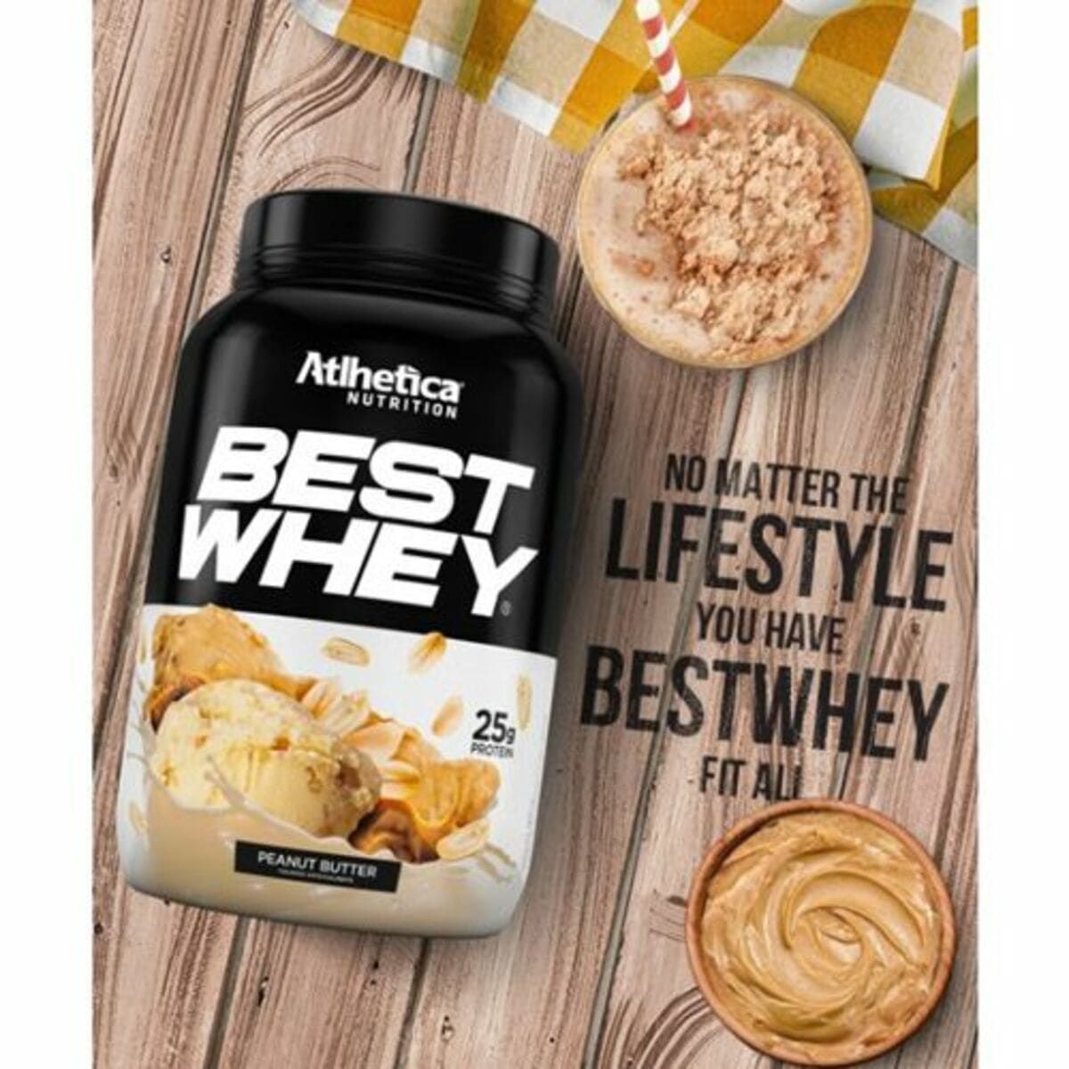 Best Whey - 1 sach� 40g Peanut Butter - Atlhetica Nutrition