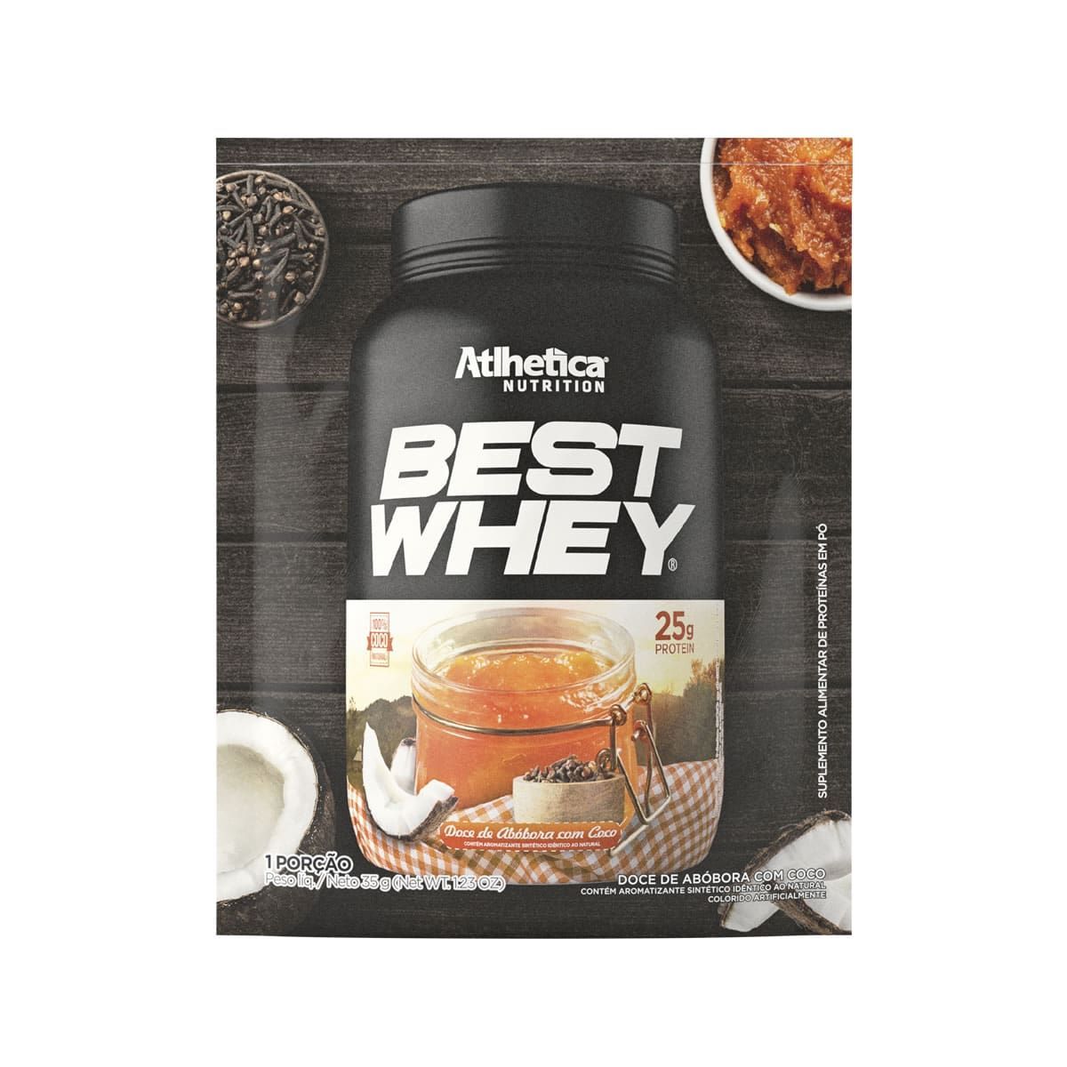 Best Whey - 1 Sach� de 35g Doce de Abobora Com Coco - Atl�tica Nutrition