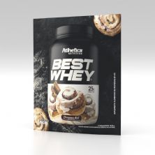 Best Whey - 1 Sach� de 37g Cinnamon Roll - Atl�tica*** Data Venc. 08/08/2021