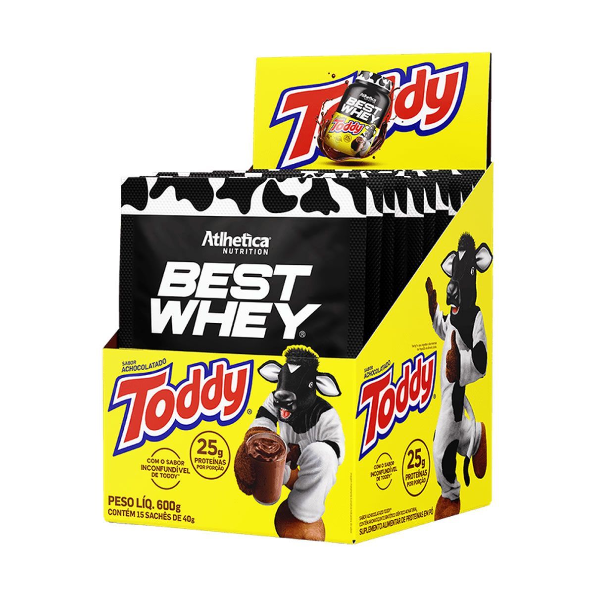 Best Whey - 15 Sach�s 40g Achocolatado Toddy - Atlhetica Nutrition
