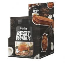 Best Whey - 15 Sach�s de 35g Doce de Abobora Com Coco - Atl�tica*** Data Venc. 30/11/2022