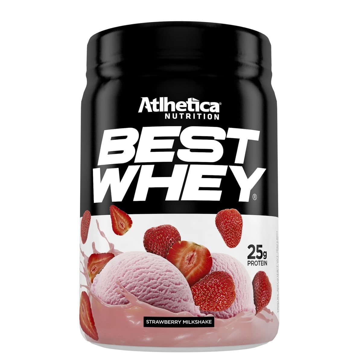 Best Whey - 450g Strawberry Milkshake - Atlhetica Nutrition