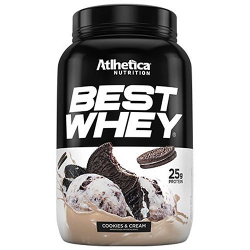 Best Whey - 900g Cookies & Cream - Atlhetica Nutrition **NETSHOES