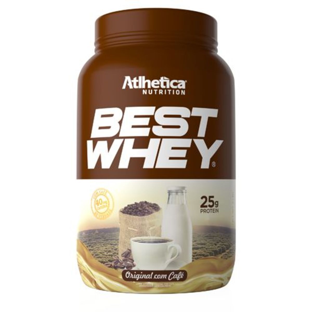 Best Whey - 900g Original com Caf� - Atlhetica Nutrition
