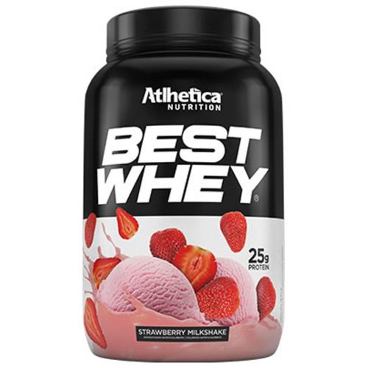 Best Whey - 900g Strawberry Milkshake - Atlhetica Nutrition