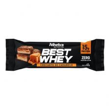 Barra Proteica Best Whey - 1 Unidade 62g Crocante de Caramelo - Atlhetica Nutrition