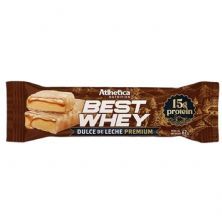 Barra Proteica Best Whey - 1 Unidade 62g Dulce de Leche Premium - Atlhetica Nutrition*** Data Venc. 11/09/2025