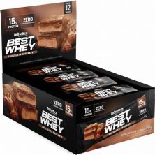 Best Whey Bar - 12 Unidades 62g Crocante de Caramelo - Atlhetica Nutrition