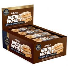 Best Whey Bar - 12 Unidades 62g Dulce de Leche Premium - Atlhetica Nutrition